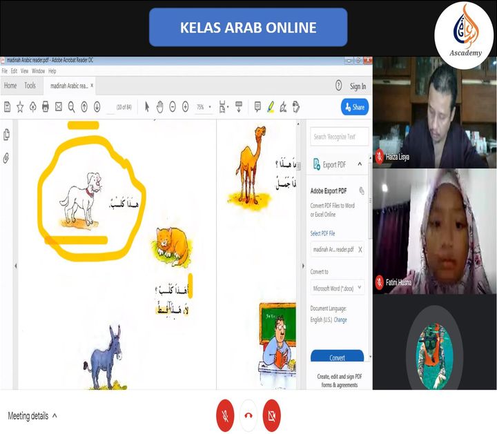 Alhamdulillah Kelas Bahasa Arab Online Malam Ini Dengan 