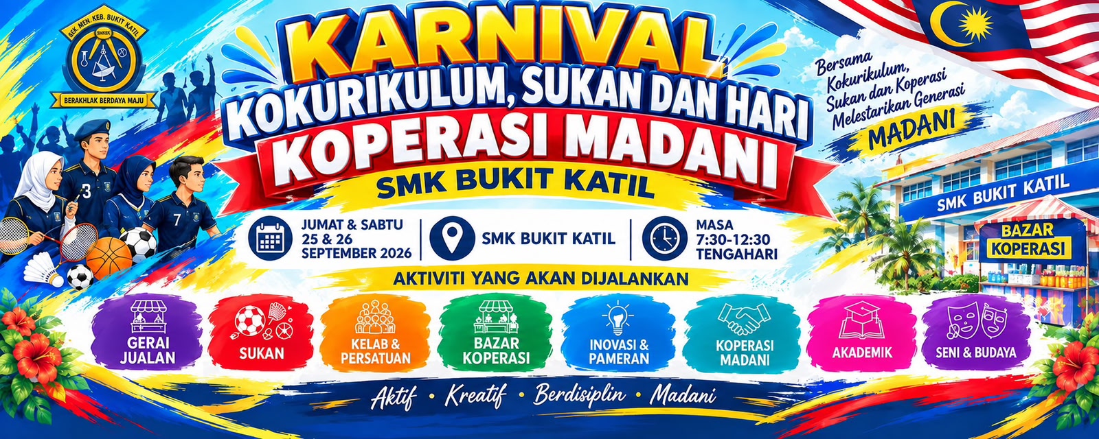 Karnival Kokurikulum, Sukan Dan Hari Koperasi Madani 2026 