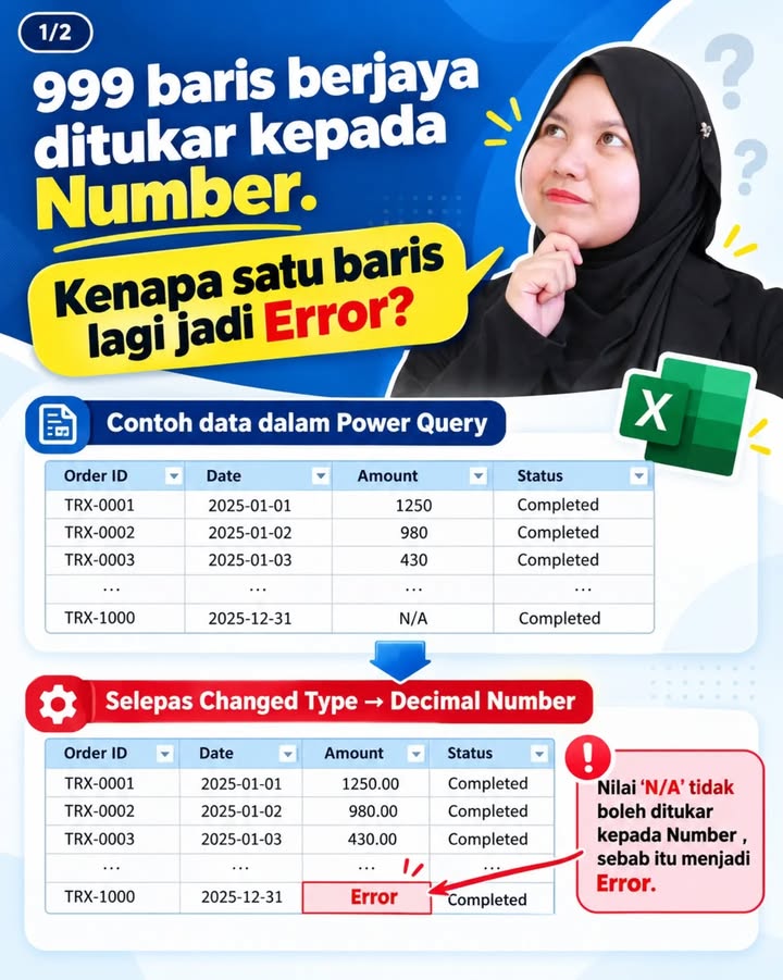 “999 Baris Berjaya Ditukar Kepada Number. Kenapa Satu 