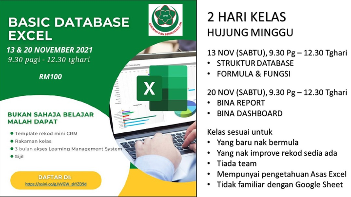 Nak Mula Rekod Database Guna Apa Ni? 