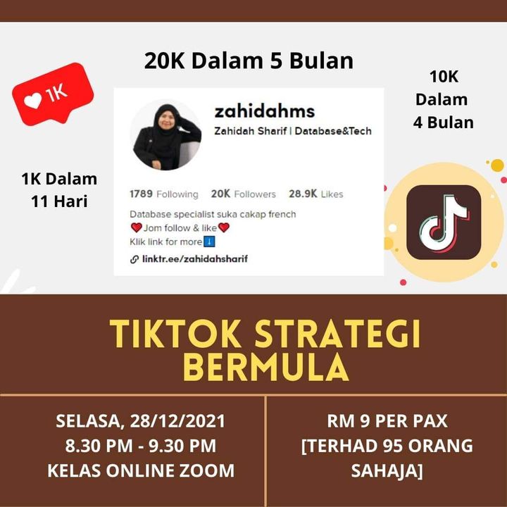 Bestnya Tiktok Follower Dia Dah 10k 