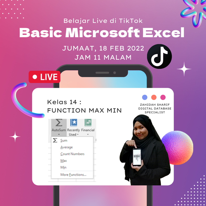 Kelas 14 Basic Excel Di #tiktok  