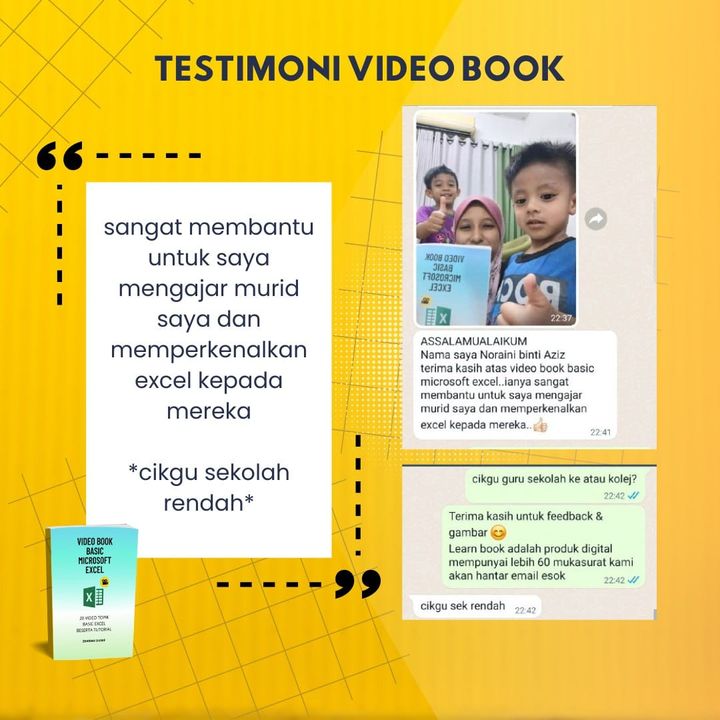 Sesuai Ke Video Book Basic Microsoft Excel Ini 