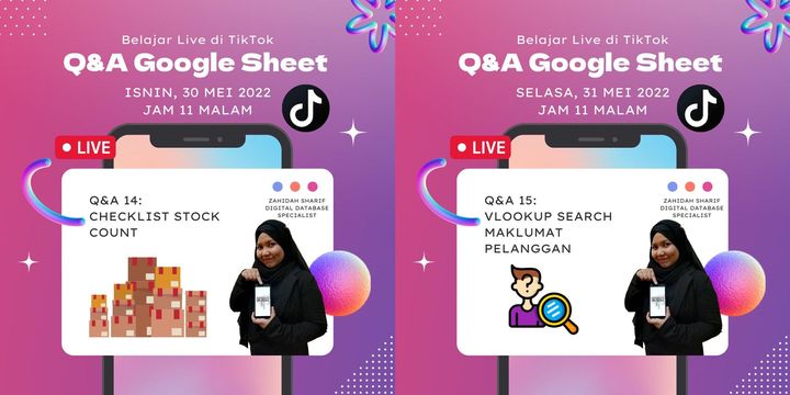 Untuk Minggu Ini, Saya Hanya Buat 2 Live 