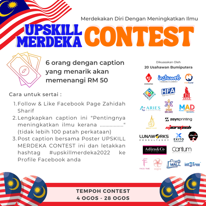 Merdeka Contest Dah Bermula! 