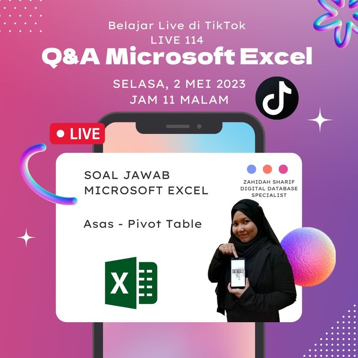 Live 11 Malam Ni Di Tiktok Zahidah Sharif, 