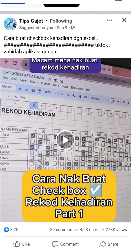 Terima Kasih Tips Gajet Kongsikan Video Saya 