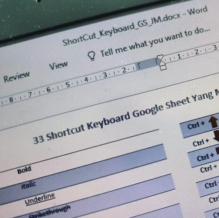 Selalunya Shortcut Keyboard Untuk Excel Je Kan 