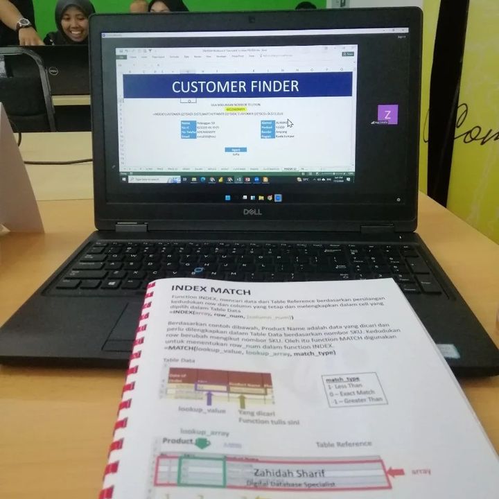 Selesai Hari Pertama Kelas F2f Interactive Database Excel 