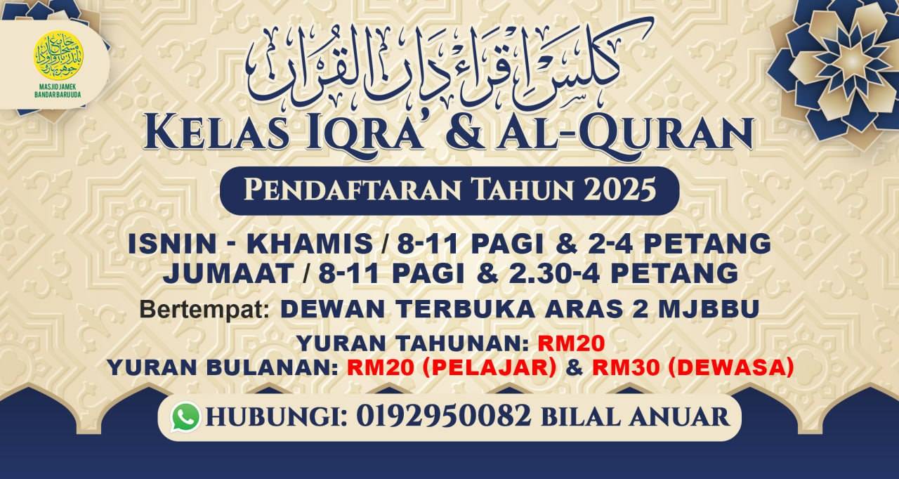 Kelas Iq Berjalan Seperti Biasa Di Bulan Ramadan 