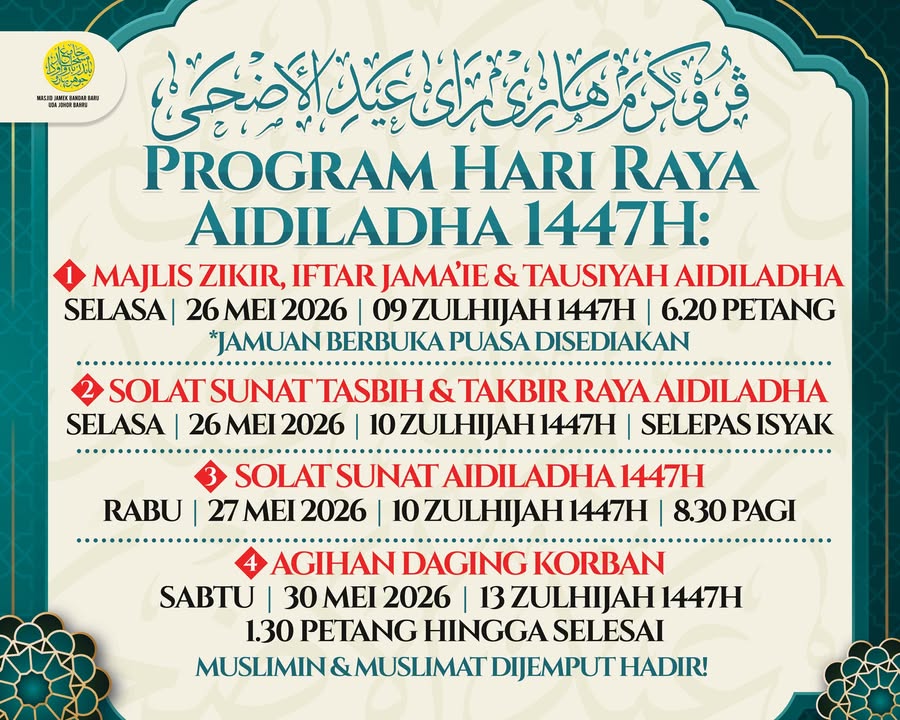 Bermula 6.20 Petang Ini! 