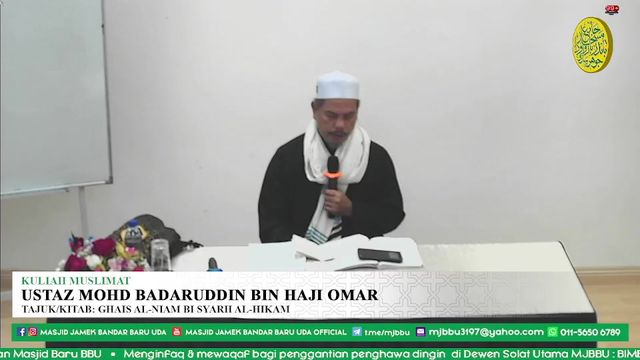 Kuliah Muslimat Mjbbu 