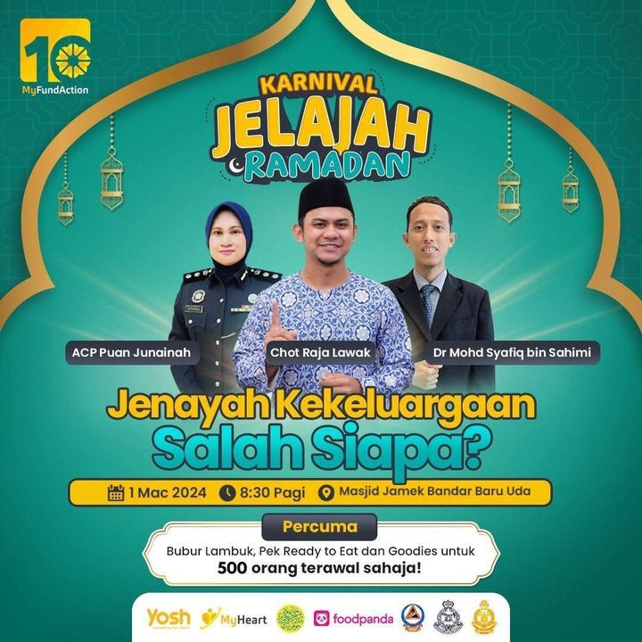 *forum Kekeluargaan Sempena Pelancaran Karnival Jelajah Ramadan Myfundaction* 