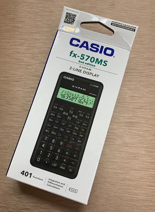 Casio Fx-570ms 2nd Edition Restock Now 