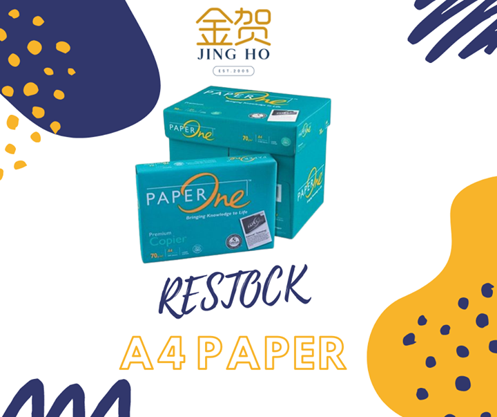 Our Paperone A4 Paper 70gsm Restock Now !!!! 