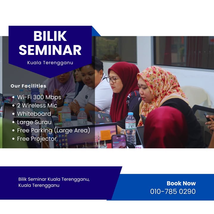 Sewa Bilik Seminar Di Kuala Terengganu - Fasiliti 