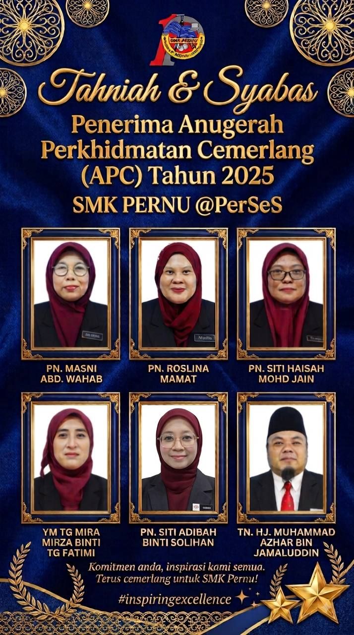 Setinggi-tinggi Tahniah Diucapkan Kepada Barisan Warga Kerja Smk 