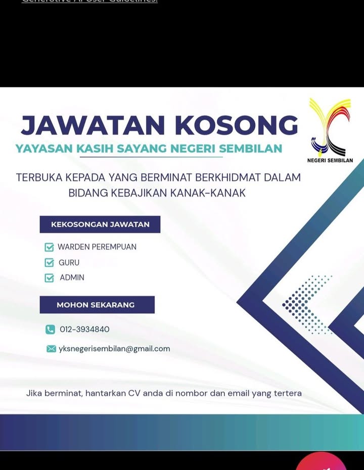 ✨ Peluang Kerjaya Sambil Berbakti Kepada Masyarakat! ✨ 