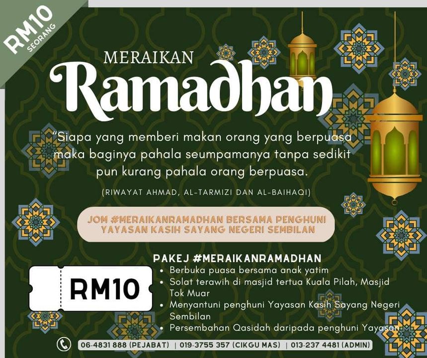 Buffet Ramadhan Di Yayasan Kasih Sayang Negeri Sembilan 