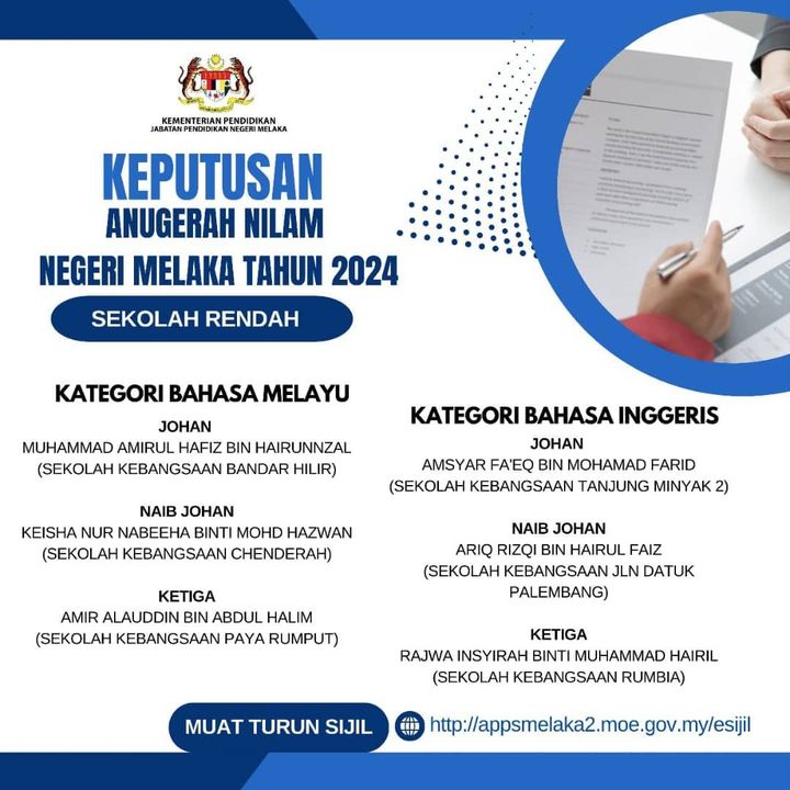 Tahniah Dan Terima Kasih Diucapkan Kepada Madam Tan 