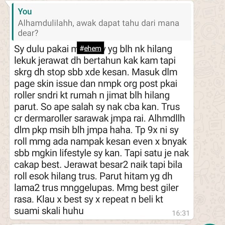 Penatkan Percayakan Skincare Yang Katanya Boleh Ratakan Parut 