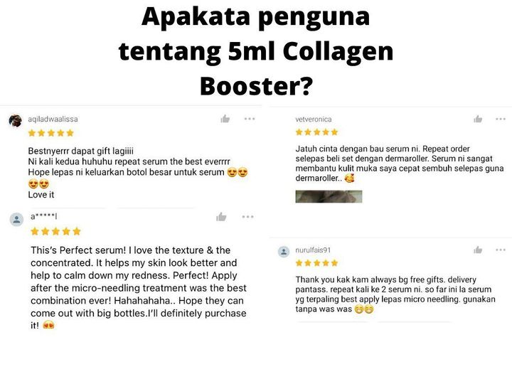 Sebanyak 3,000+ Unit Serum Collagen Booster 5ml Terjual 