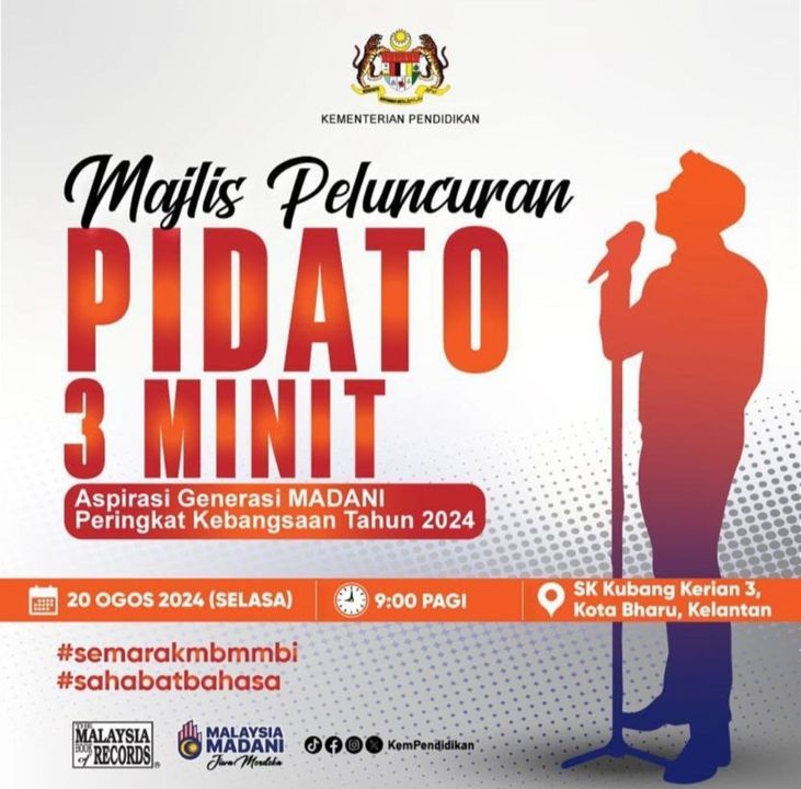 Program : Pidato 3 Minit Aspirasi Generasi Madani 