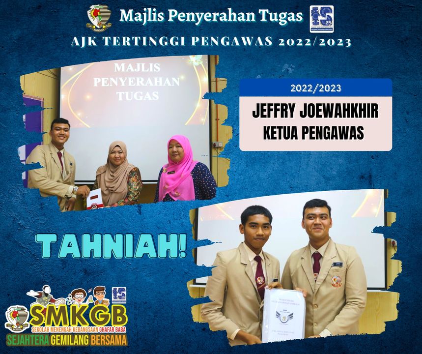 Tahniah Jeffry Joewakhir, Semoga Berjaya Melaksanakan Tanggungjawab Ini 