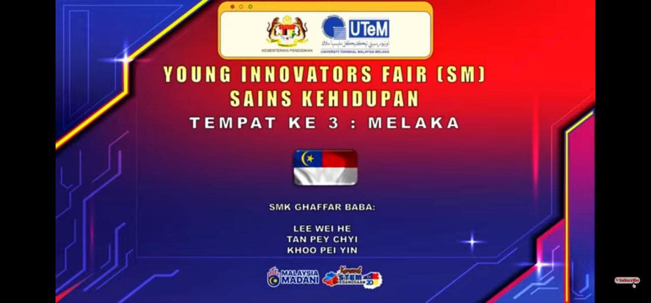 Tahniah Kepada Pasukan Inovasi Stem Smk Ghafar Yang 