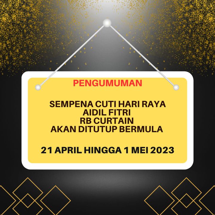 Operasi Rb Curtain Akan Ditutup Dari 21 April 