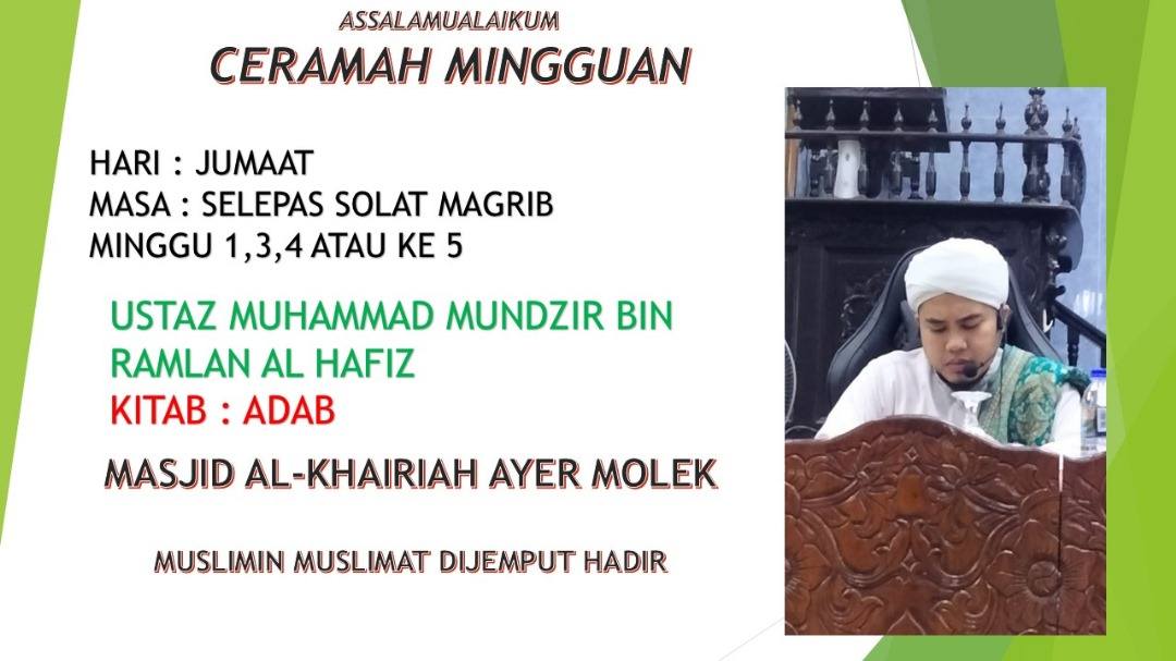 *nota Tazkirah Kuliah* 