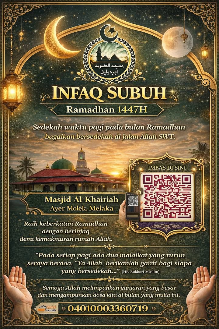 Jom Rebut Peluang Keemasan Sedekah Jumaat Ke 3 