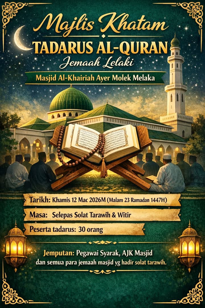 Majlis Khatam Tadarus Al-quran. 