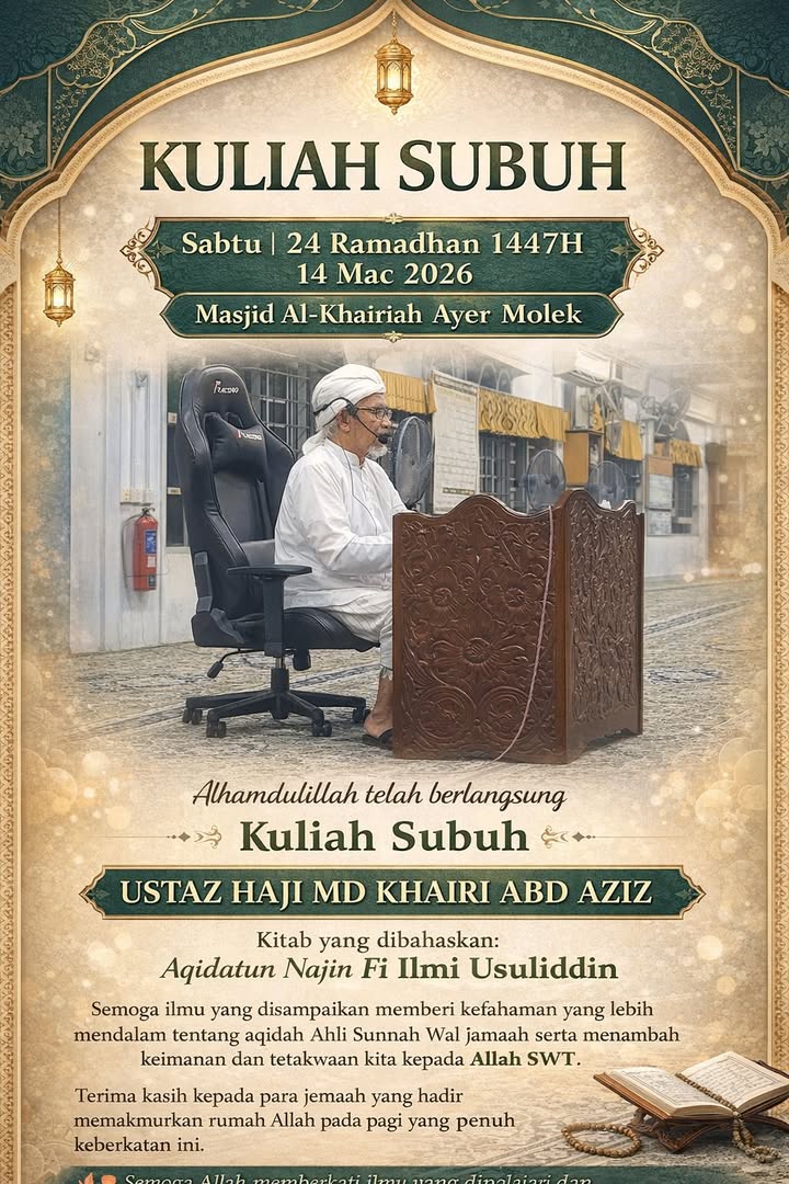 Kuliah Subuh. 