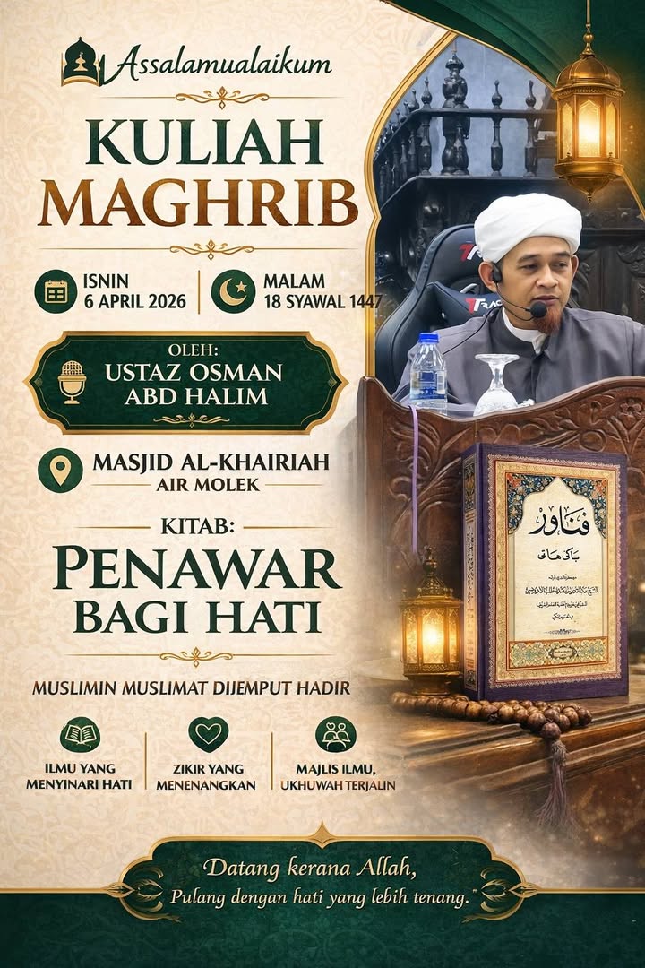 Kuliah Maghrib Malam Ini 