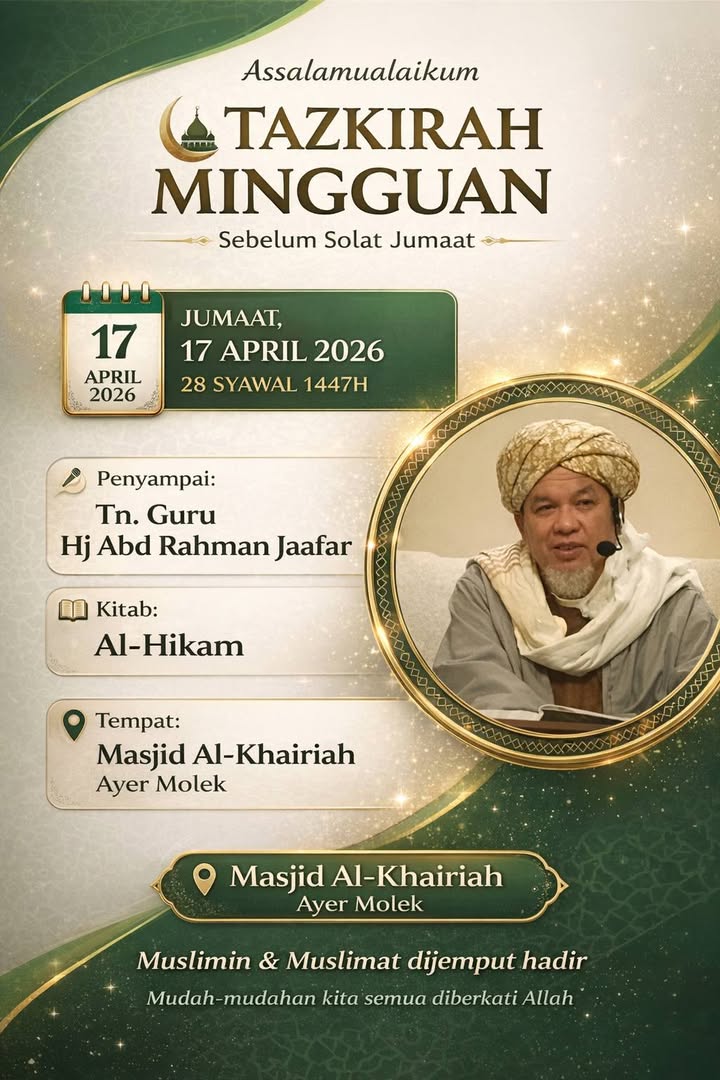 *tazkirah Mingguan*  