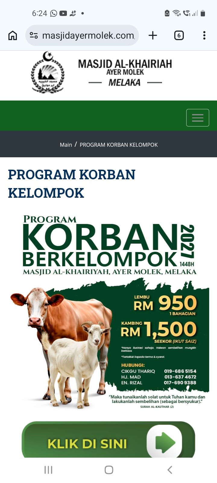 Https://masjidayermolek.com/program-korban-kelompok 