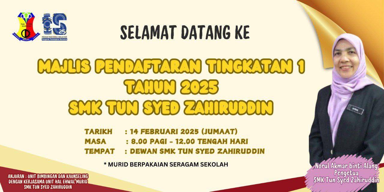 Majlis Pendaftaran Tingkatan 1 2025 