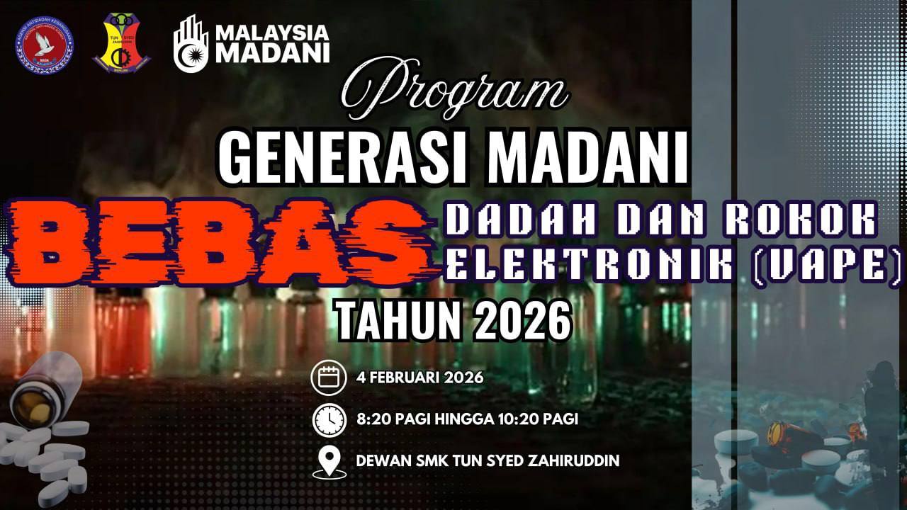 Program Generasi Madani Bebas Dadah & Vape 2026 