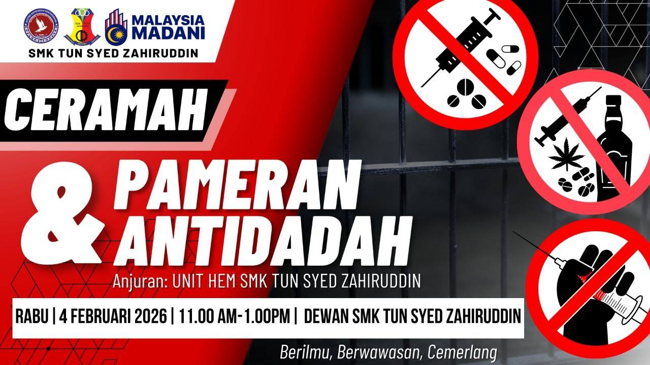 Ceramah & Pameran Antidadah 2026