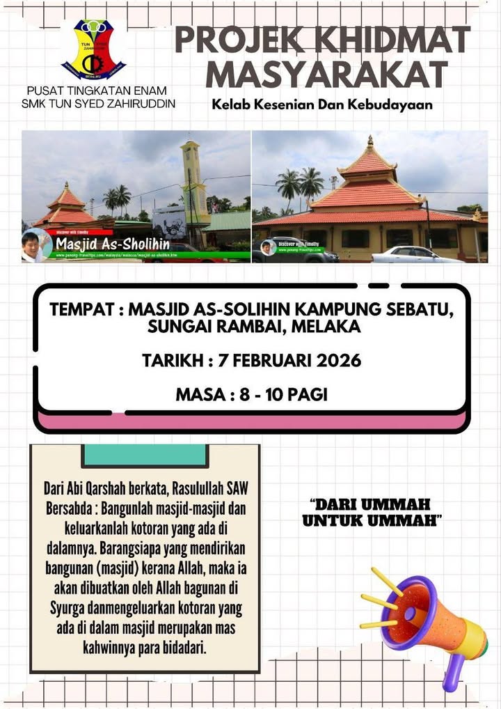 Projek Khidmat Masyarakat Pte T6 ☘️