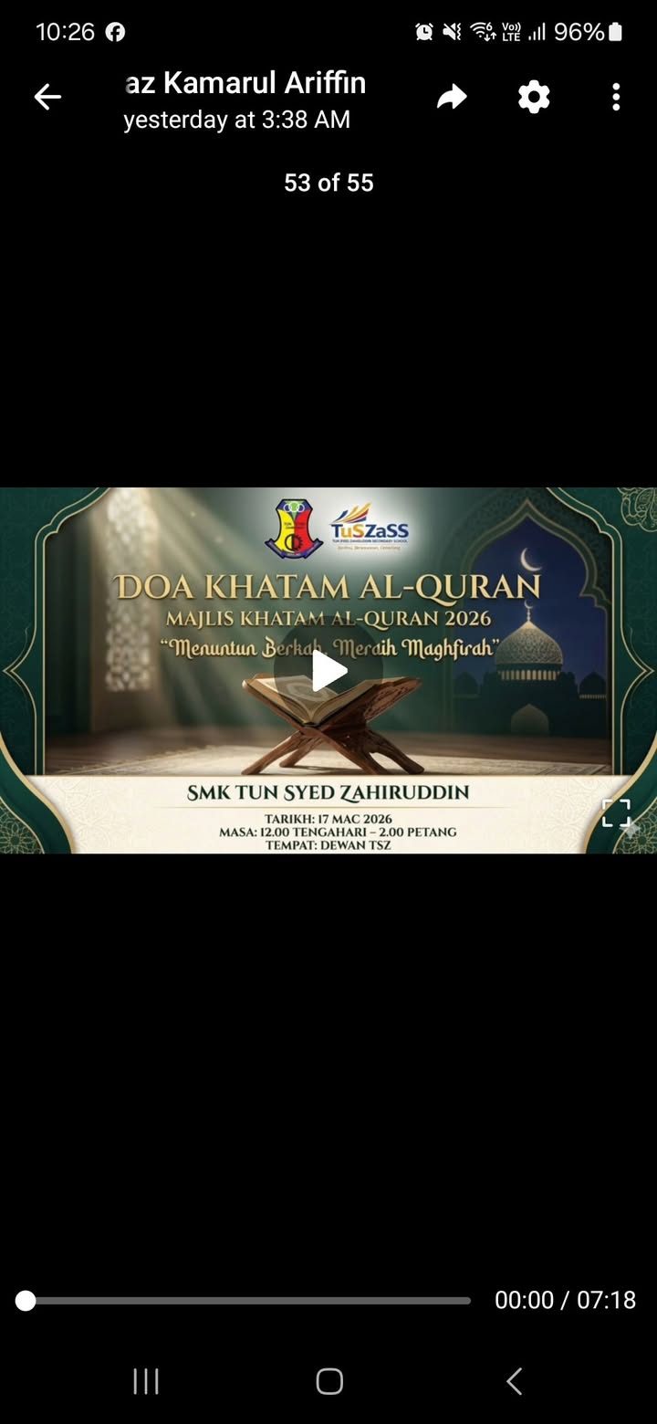 Menuntut Berkah Meraih Maghfirah - Majlis Khatam Al-quran 