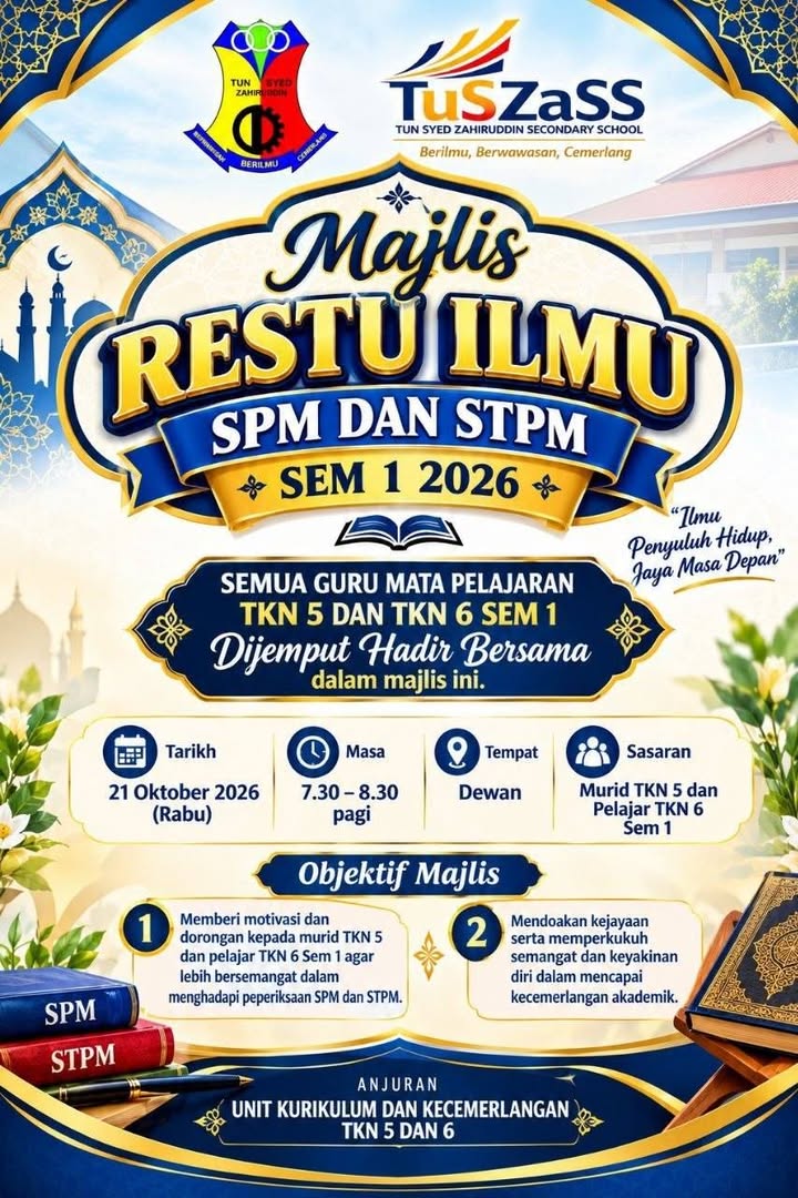 ✨ Majlis Restu Ilmu Spm Dan Stpm Sem 