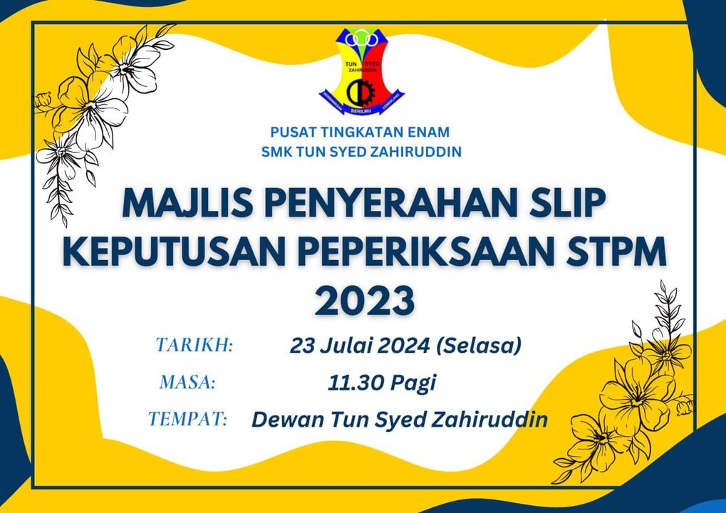 Keputusan Stpm 2023 Tahniah Kepada Semua Pelajar 100 