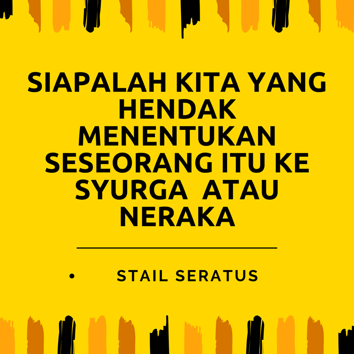 Kita Hanya Hamba Yang Hina... Semuanya Sama Dan 