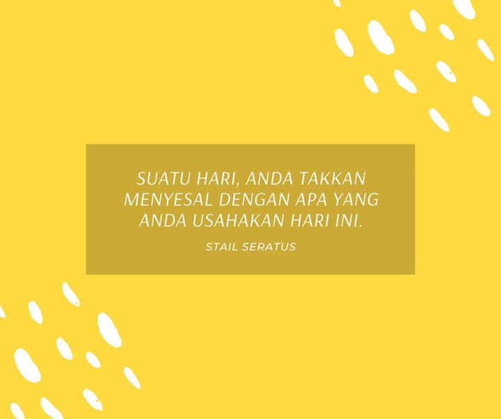 Teruslah Melangkah Walau Didatangi Bermacam Macam Dugaan. Suatu 