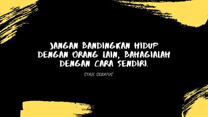 Sia-sia Sahaja Untuk Dibandingkan Hidup Anda Dengan Yang 