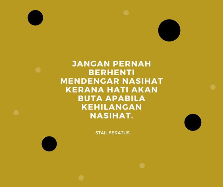 Dan Jangan Sesekali Sombong Bila Orang Memberi Nasihat 