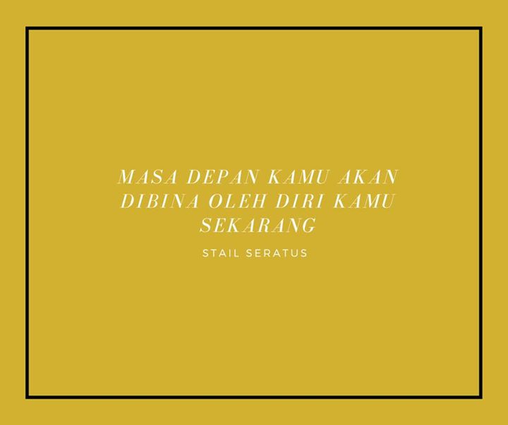 Jadi, Binalah Dengan Penuh Bergaya ☺️ Assalamualaikum Dan 