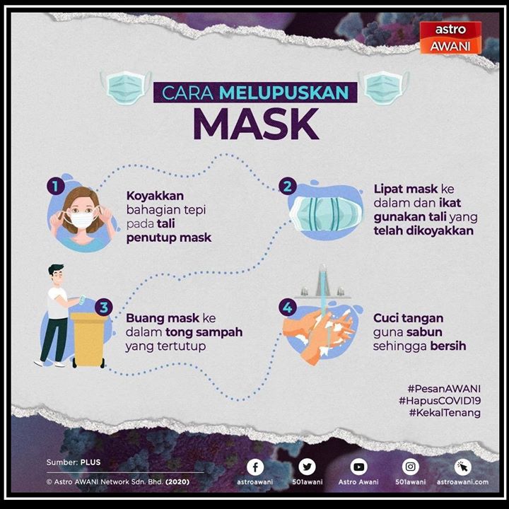 #penting !! Cara Melupuskan Mask !! 